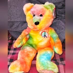 Ty 15in Peace Beanie Buddies RARE